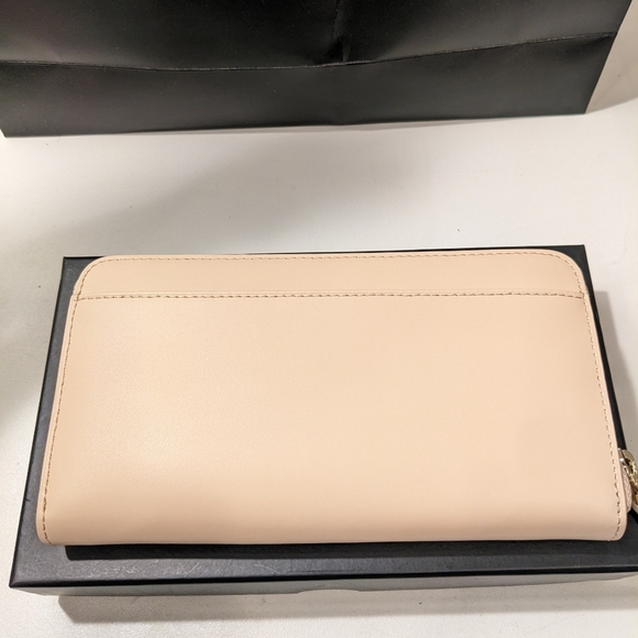 SOLD 💯 Lancaster Paris Nude Zipper Wallet NIB $240 - Picture 15 of 16